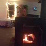 Fire on a chilly June night