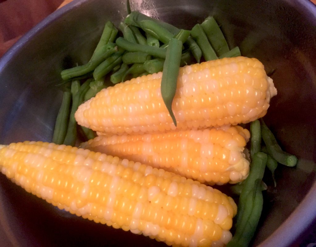 Fresh Sweet Corn and Green Beans