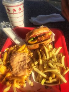 In and Out Burger and Animal Fries