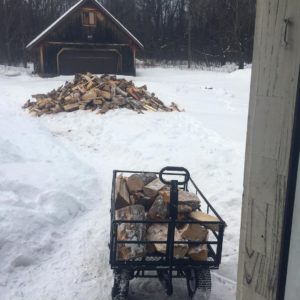 Daily wood haul