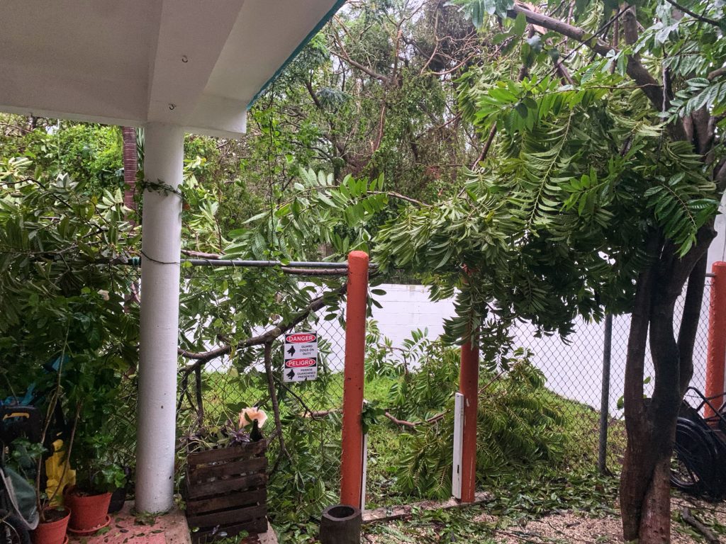 Hurricane Delta storm damage Isla Mujeres